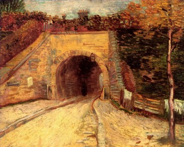 地下道のある道路 高架橋 フィンセント・ファン・ゴッホ Oil Paintings